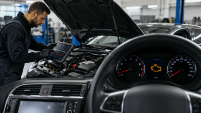 is it ok to drive with check engine light on