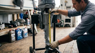 how do you measure outboard motor shaft length