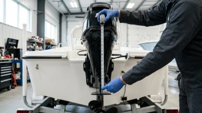 how do you measure shaft length on an outboard motor