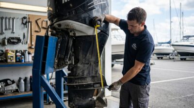how do you measure shaft length on an outboard motor