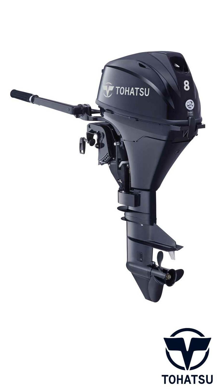 Tohatsu MFS8BL 8 HP Outboard Motor