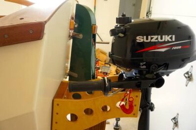 how to build an outboard motor stand