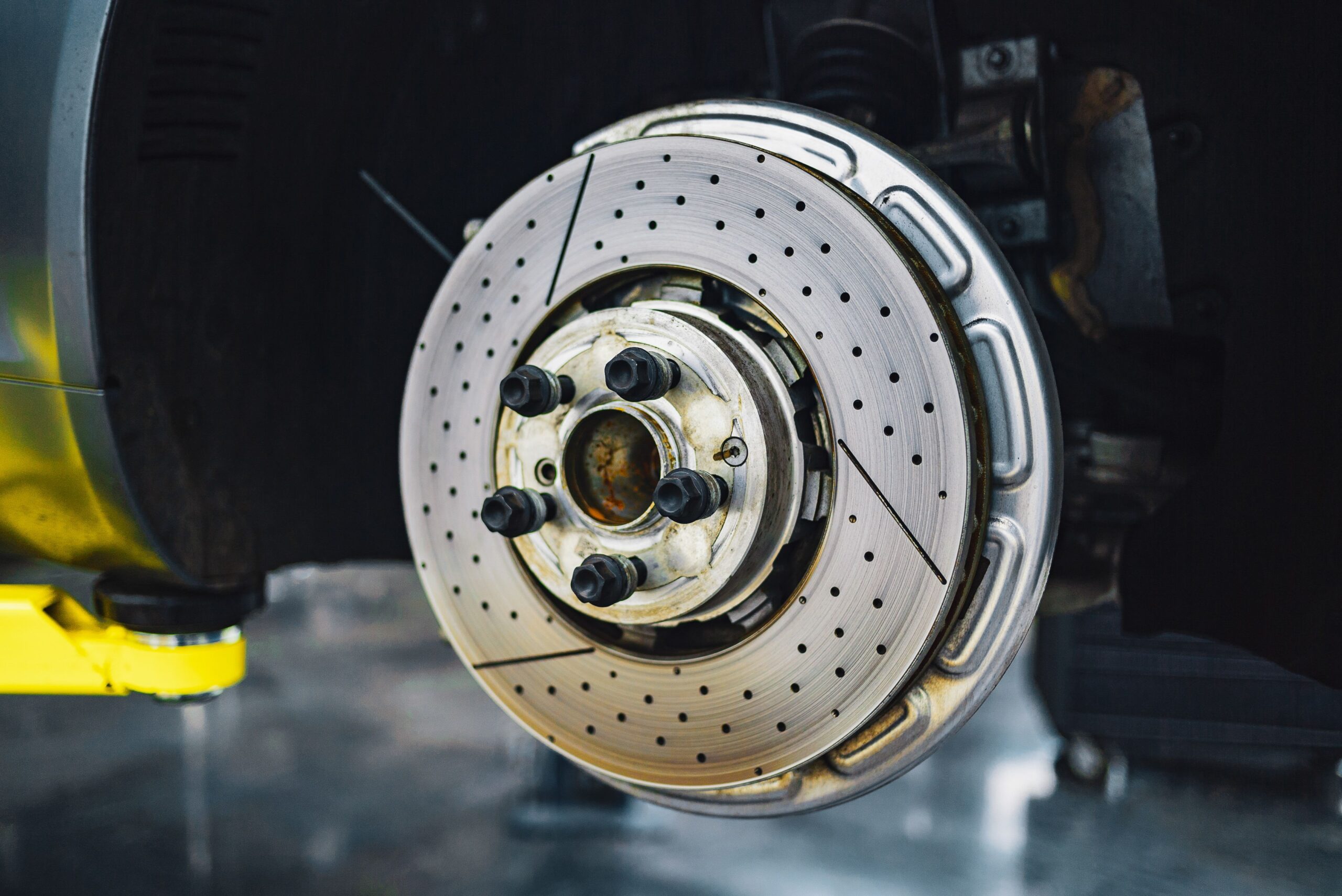 what side is the brake on in a car