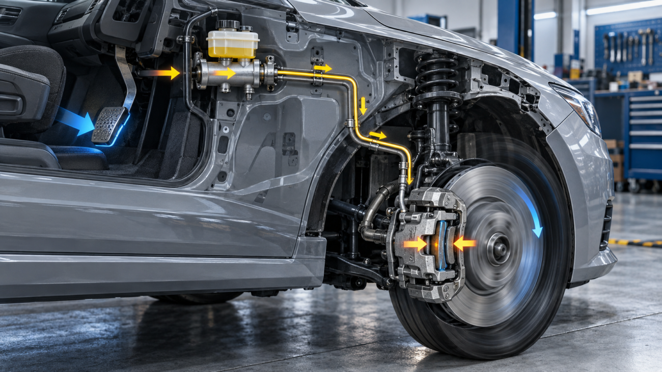 how vehicle brakes work