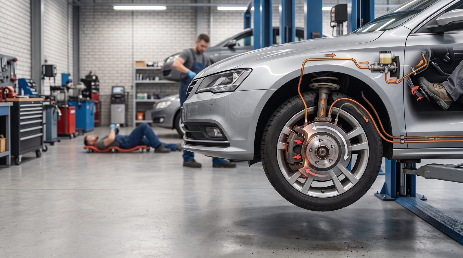 how do brakes work on a car